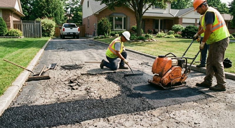 Asphalt Driveway Repair in Little Rock, AR