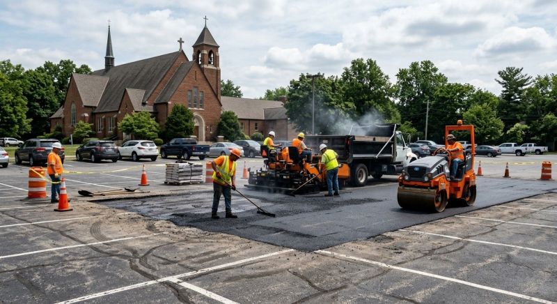 Church Parking Lot Repair in Fort Smith, AR