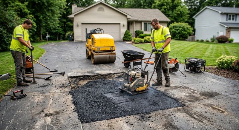 Driveway Blacktop Repair in Little Rock, AR