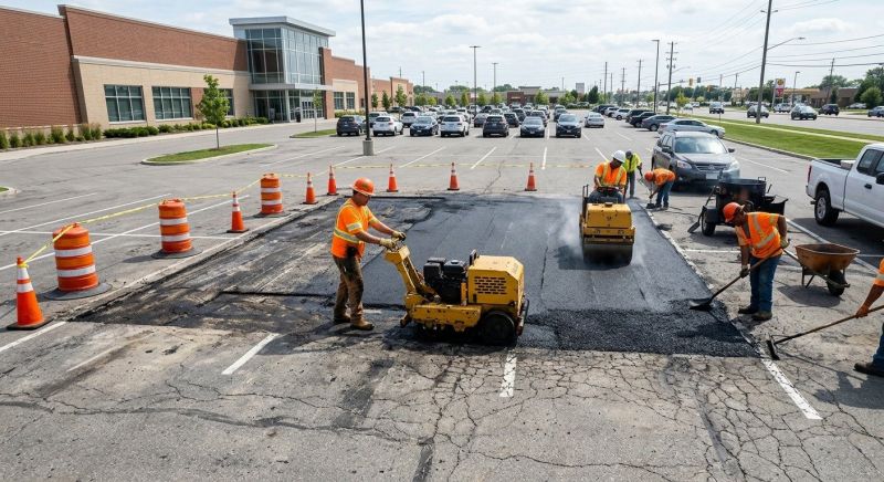 Church Parking Lot Repair in Bluffton, SC