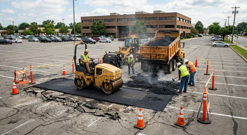 Commercial Asphalt Repair in Conway, AR