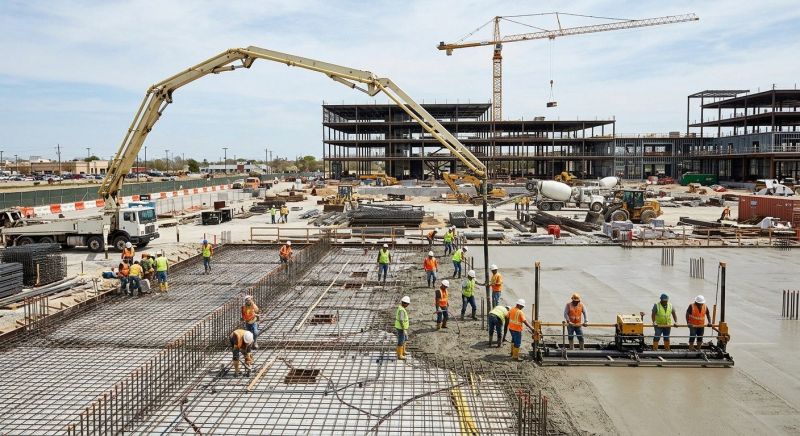 Commercial Slab Installation in Grand Rapids, MI