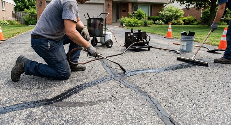 Driveway Asphalt Repair in Little Rock, AR